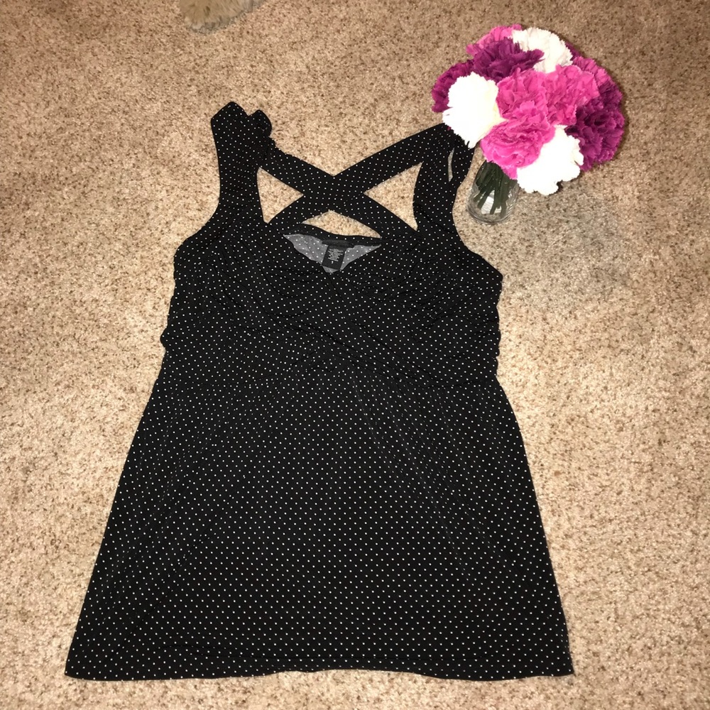 Torrid Polka Dot Baby Doll Top